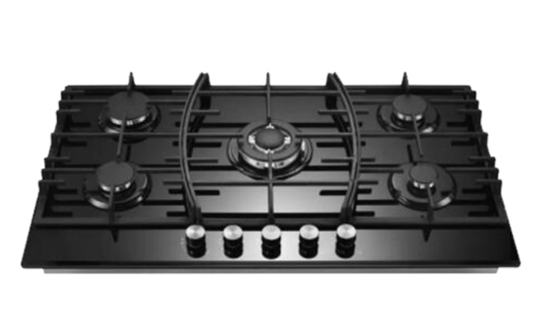 900mm Tempered Glass Gas Hob Kitchen JY-G5085
